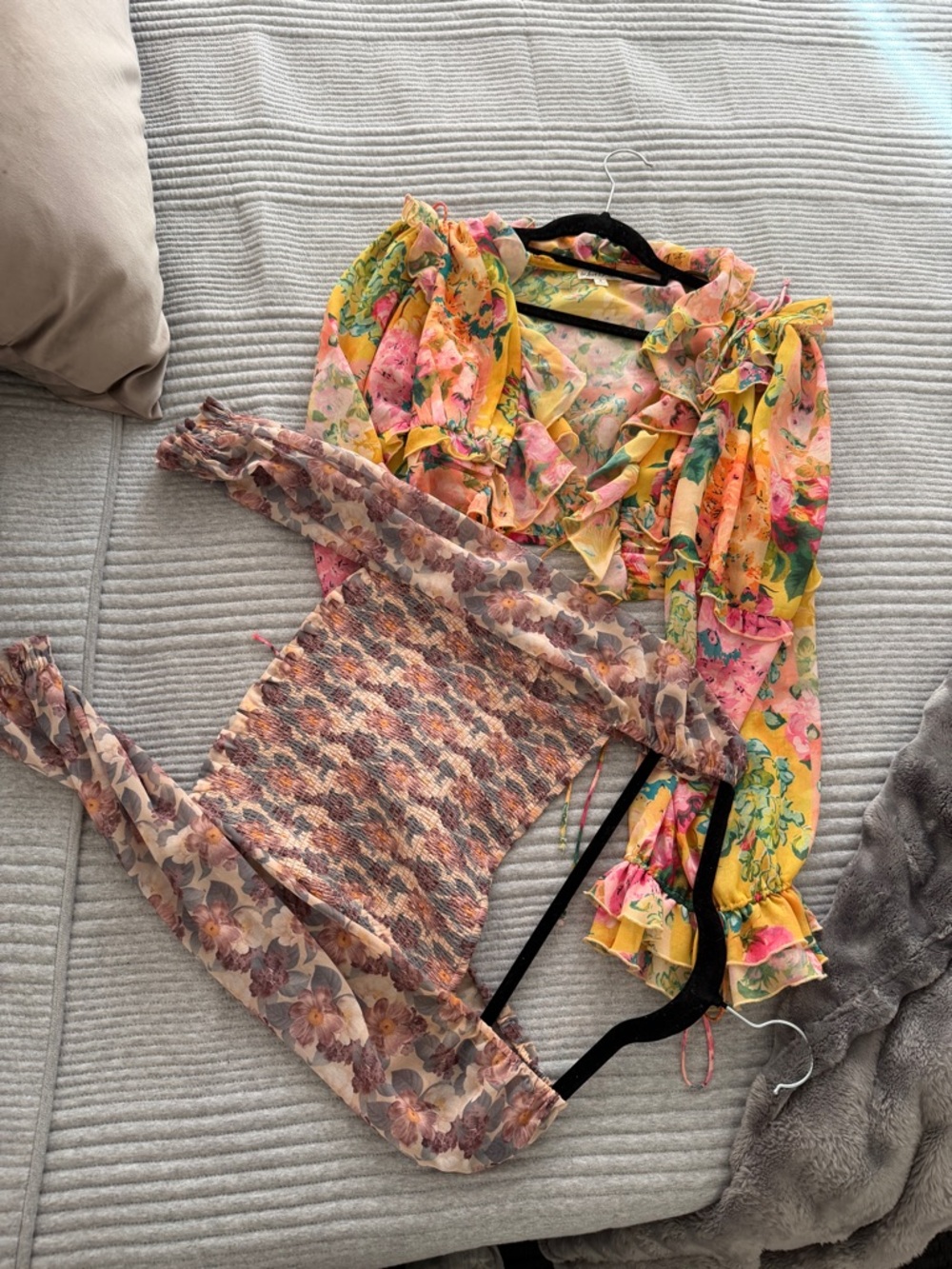 For Love And Lemons & Aritzia floral tops!! SELLING AS BUNDLE.